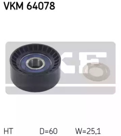 VKM 64078 SKF Ролик натягувача1